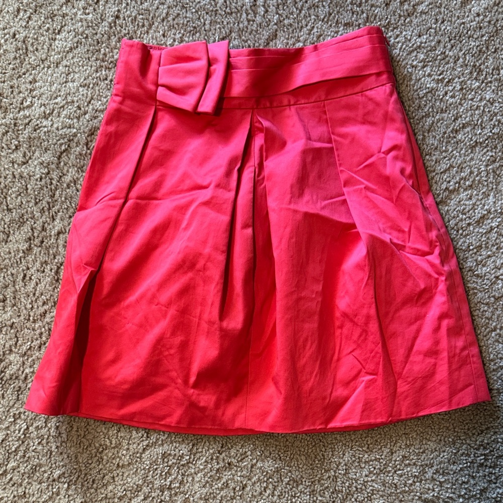BCBGMaxAzria Vibrant Pink A-Line Skirt